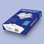 PERLENCOPY DIN A4 Recycled Printer Paper 80gsm, Whiteness CIE 55, Box with 5 Reams à 500 Sheets, 2,500 Sheets